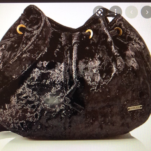 ROXY Spread Love Velvet Medium Crossbody Bag - Picture 2 of 8